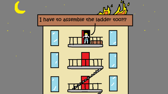 fire escape requires assembly